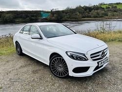 White Used 2014 Mercedes C250 AMG line Sedan | £11,450 (A bit pricey)