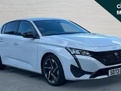 White Used 2023 Peugeot 308 Allure Premium Hatchback | £19,052 (Fair price)