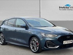 Blue Used 2022 Ford Focus ST-Line Hatchback | £18,200 (Fair price)
