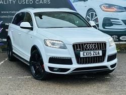 White Used 2015 Audi Q7 S-line plus SUV | £12,700 (Good price)