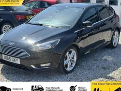 Black Used 2015 Ford Focus Titanium Hatchback | £4,450 (A bit pricey)