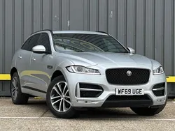 Silver Used 2019 Jaguar F-Pace R-Sport SUV | £17,495 (Fair price)