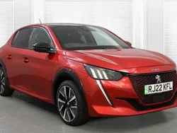 Red Used 2022 Peugeot e-208 Premium Hatchback | £13,772 (Fair price)