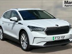 White Used 2021 Skoda Enyaq iV Suite SUV | £19,066 (Good price)