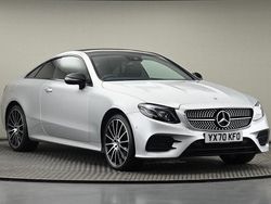 Iridium silver Used 2019 Mercedes E400 AMG line Coupe | £27,650 (A bit pricey)
