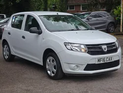 White Used 2016 Dacia Sandero Ambiance Hatchback | £4,995 (Fair price)