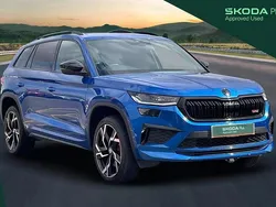Blue Used 2022 Skoda Kodiaq vRS SUV | £36,484 (A bit pricey)