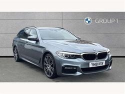 Blue Used 2018 BMW 540 M Sport Estate | £25,675 (Fair price)