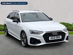 White Used 2021 Audi A4 Black Edition Estate | £23,884 (Fair price)
