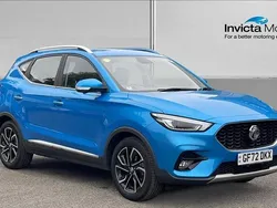 Blue Used 2022 MG ZS Exclusive Sedan | £13,200 (Fair price)