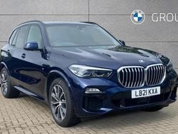 Blue Used 2021 BMW X5 M Sport SUV | £37,895 (Super price)