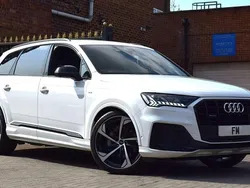 White Used 2021 Audi Q7 Black Edition SUV | £45,450 (Fair price)