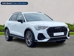 White Used 2025 Audi Q3 Black Edition SUV | £34,273 (Good price)