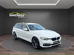 White Used 2017 BMW 316 Sport Line Estate | £12,500