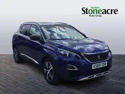 Blue Used 2019 Peugeot 3008 GT-line SUV | £10,268 (Fair price)