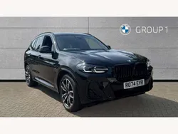 Black Used 2024 BMW X3 M Sport SUV | £44,995 (Expensive)
