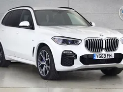 White Used 2019 BMW X5 M Sport SUV | £41,995