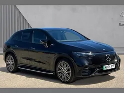 Black Used 2024 Mercedes EQE350 AMG line Sedan | £56,160