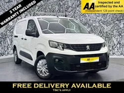 White Used 2021 Peugeot Partner MPV | £10,395 (Fair price)