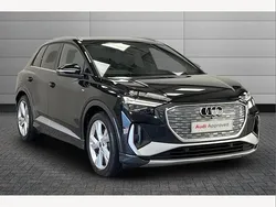 Mythos black Used 2023 Audi Q4 e-tron S-Line SUV | £27,490 (Fair price)