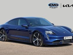 Blue Used 2020 Porsche Taycan Performance Package Sedan | £49,695 (A bit pricey)