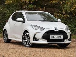 White Used 2022 Toyota Yaris Hybrid Hatchback | £19,485 (A bit pricey)