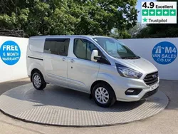 Moondust silver (metallic paint) Used 2022 Ford Transit Custom Limited Estate | £17,995 (Good price)