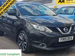 Black Used 2015 Nissan Qashqai Tekna SUV | £6,995 (Fair price)
