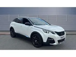 White Used 2018 Peugeot 3008 GT-line SUV | £13,904 (Fair price)