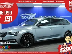 Grey Used 2021 Skoda Superb SportlinePlus Estate | £16,999 (Good price)