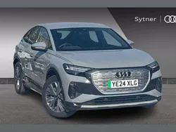 Grey Used 2024 Audi Q4 Sportback e-tron Sport SUV | £34,750