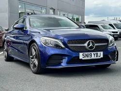 Blue Used 2019 Mercedes C220 AMG Line Premium Coupe | £18,999 (Fair price)