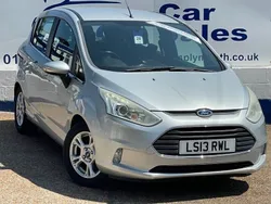 Silver Used 2013 Ford B-MAX Zetec MPV | £3,995 (Fair price)
