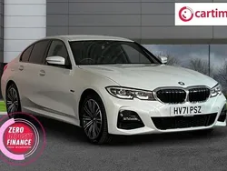White Used 2021 BMW 330e M Sport Sedan | £23,499 (Fair price)