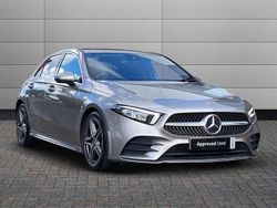 Mojave silver Used 2020 Mercedes A180 AMG line Hatchback | £15,995 (Fair price)