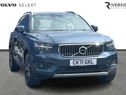 Denim blue Used 2021 Volvo XC40 Inscription SUV | £24,490 (Fair price)