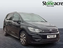 Black Used 2021 VW Touran R-line MPV | £17,495 (Fair price)