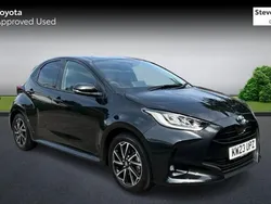 Black Used 2023 Toyota Yaris Hybrid Design Hatchback | £18,002 (Fair price)