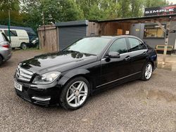 Black Used 2013 Mercedes C200 AMG Sedan | £6,195 (Fair price)