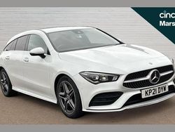 White Used 2021 Mercedes CLA220 Shooting Brake AMG line Estate | £19,078 (Fair price)