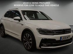 Pure white Used 2020 VW Tiguan R-line SUV | £26,100 (Fair price)
