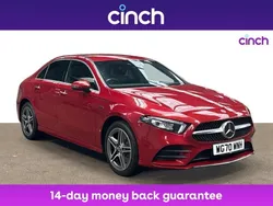 Red Used 2020 Mercedes A250 AMG Line Premium Sedan | £17,479 (Fair price)