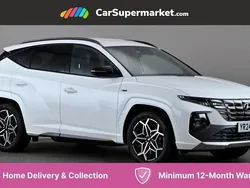 White Used 2023 Hyundai Tucson N Line SUV | £24,697 (Fair price)