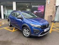 Blue Used 2021 Dacia Sandero Essentiel Hatchback | £10,345 (Fair price)