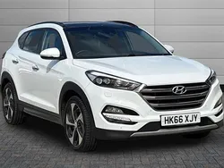 White Used 2016 Hyundai Tucson Premium SE SUV | £12,750 (Fair price)