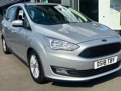 Silver Used 2018 Ford Grand C-Max Zetec MPV | £9,295 (Fair price)