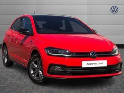 Red Used 2021 VW Polo R-line Hatchback | £17,249 (Fair price)