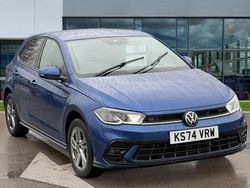 Blue Used 2024 VW Polo R-line Hatchback | £21,350 (Fair price)
