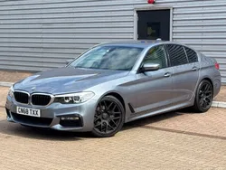 Blue Used 2018 BMW 520 M Sport Sedan | £18,549 (Fair price)