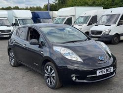Black Used 2017 Nissan Leaf Tekna Hatchback | £4,500